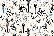 Scribbled flowers, a Decorative Illustration by Twisted Tail (Thumbnail 3 of 6)
