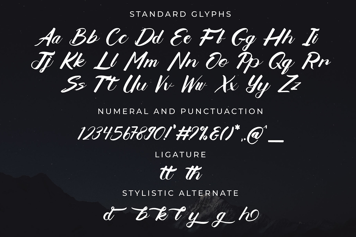 Belligerent Script Style preview 5