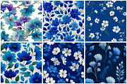 Blue Grunge Texture Digital Papers, a Texture Graphic by CitraGraphics (Thumbnail 5 of 8)