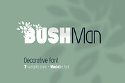 Bushman font set, a Sans Serif Font by Gleb Guralnyk (Thumbnail 1 of 8)
