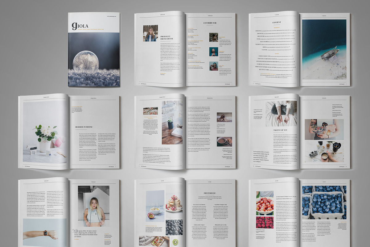 Giola Magazine (2017 Edition), a Magazine Template by Bokuto (Photo 5 of 8)