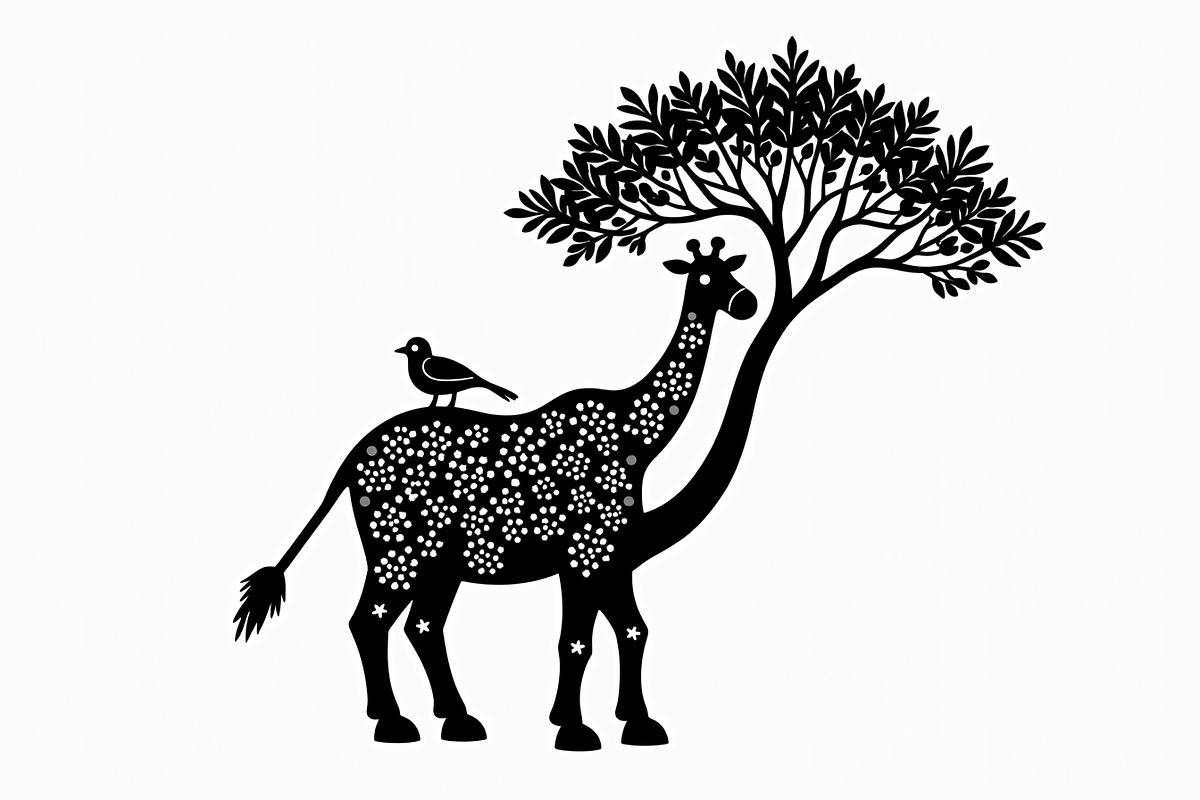 Giraffe Silhouette Vector design, an Illustration by Amazin_art (Photo 10 of 21)