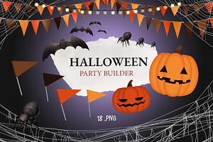 Halloween Party Builder – Cliparts