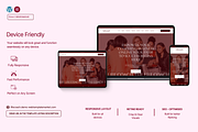 Feminine Coaching Website Template, a WordPress Template by Web Template Market (Thumbnail 4 of 9)