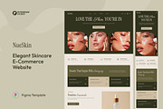 Elegant Skincare E-Commerce Website, an UI Kit Template by peterdraw (Thumbnail 1 of 7)