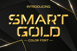 Smart Gold Color Fonts