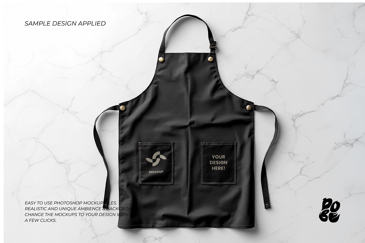 Apron Mockup Set, a Household Mockup by DOBE Studio (Photo 5 of 8)