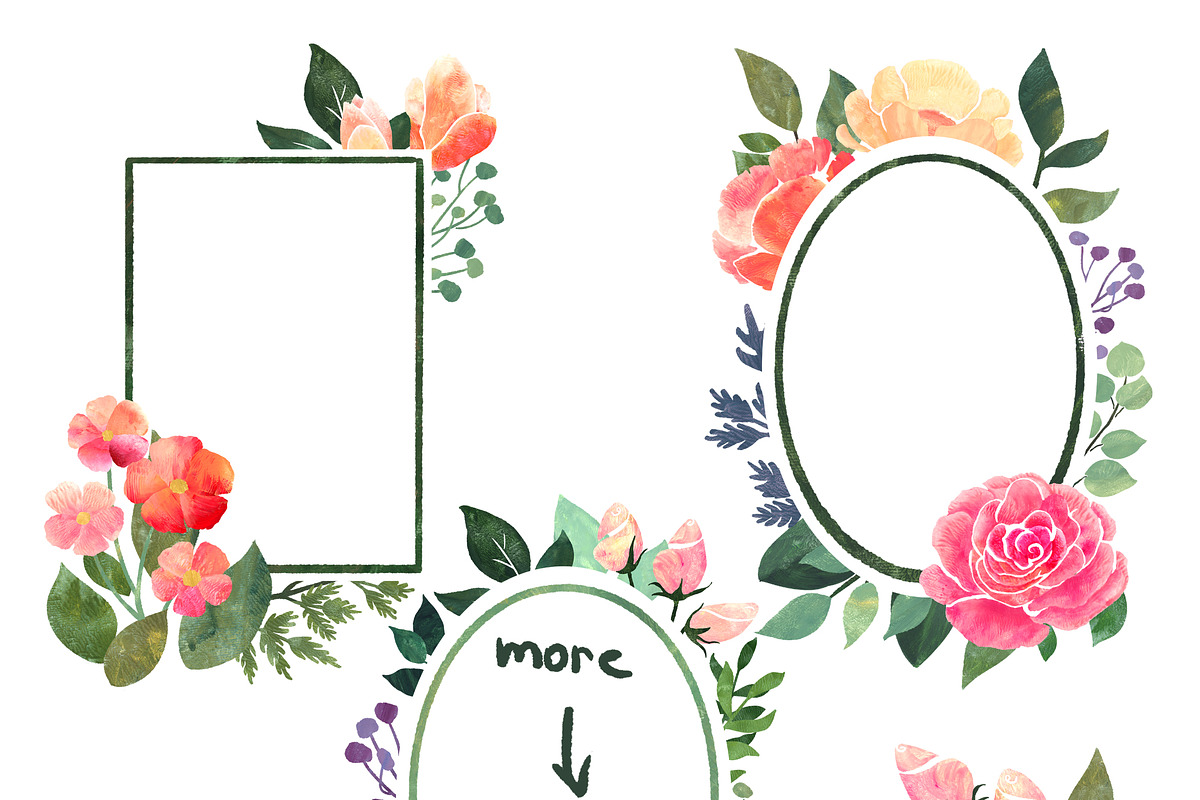 Monotype Flowers, a Decorative Illustration by AlenaO (Photo 7 of 10)