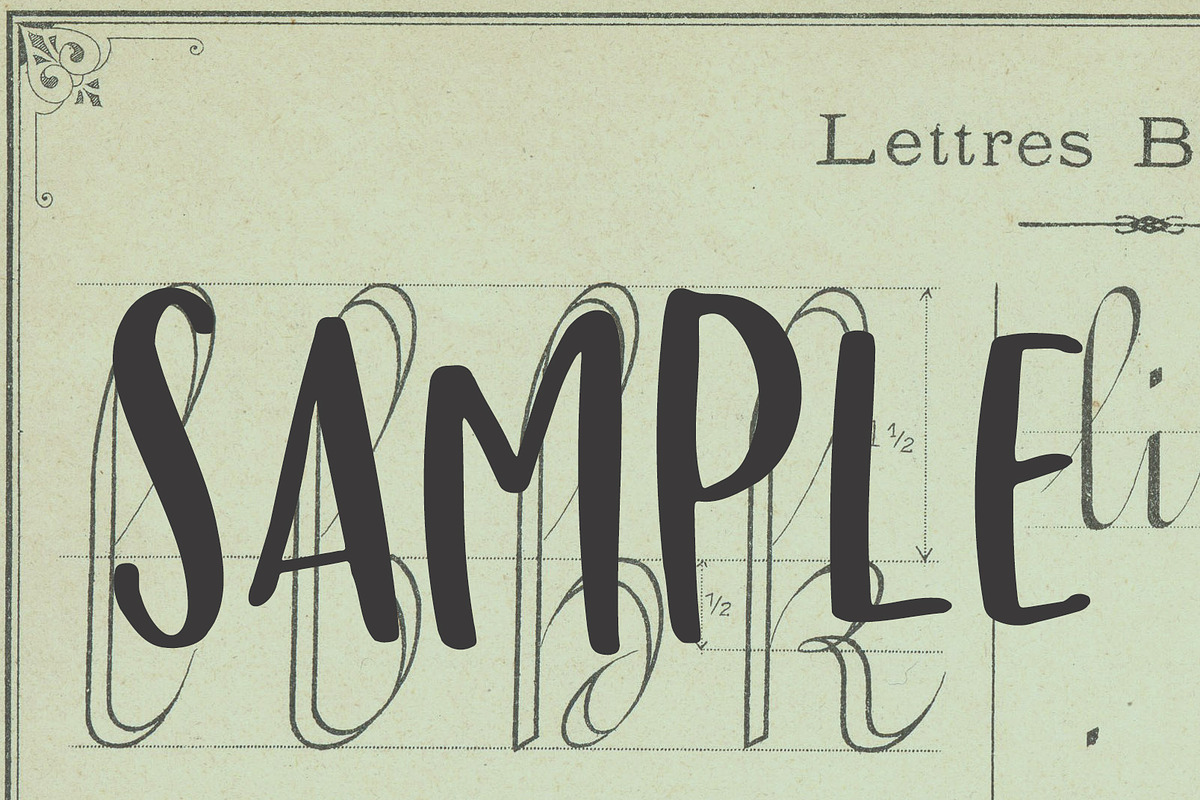 Old French Paper Vintage Textures, a Texture Graphic by Polka Dot Pixels (Photo 5 of 5)