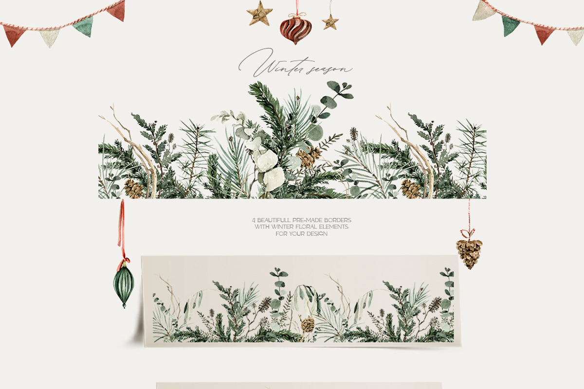 Christmas animals Winter woodland, an Animal Illustration by 60secondsArt (Photo 13 of 15)
