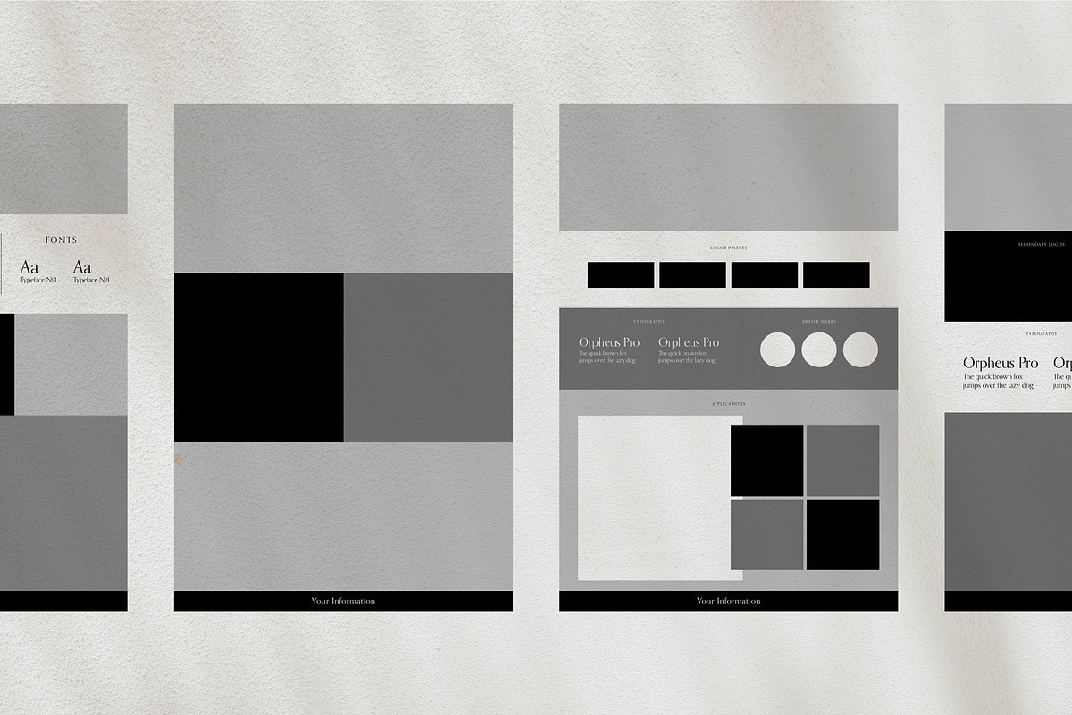 Modern Brand Board Templates, a Templates & Theme by StudioSage (Photo 6 of 7)