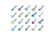 Hand drawn kitchen ladles and, an Object Graphic by pikepicture (Thumbnail 1 of 3)