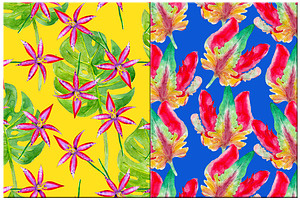 Tropical Flowers Patterns