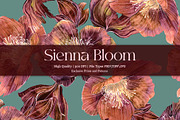 Sienna Bloom Pattern & Motifs, a Pattern Graphic by GND ART STUDIO (Thumbnail 1 of 8)