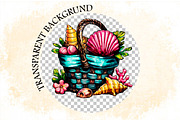 Whimsical Summer Clipart Bundle., an Illustration by SVGArt (Thumbnail 7 of 9)