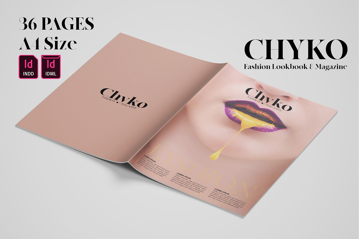CHYKO Fashion Lookbook/Magazine, a Magazine Template by ErsanK (Photo 1 of 18)