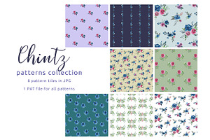 Chintz patterns collection