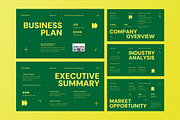 Green Business Plan Google Slide, a Presentation Template by Aiyari Graphic (Thumbnail 2 of 5)