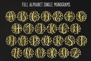 Monogram Script Single