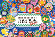 Tropical Bliss, a Pattern Graphic by MSNTY STUDIOX (Thumbnail 1 of 31)