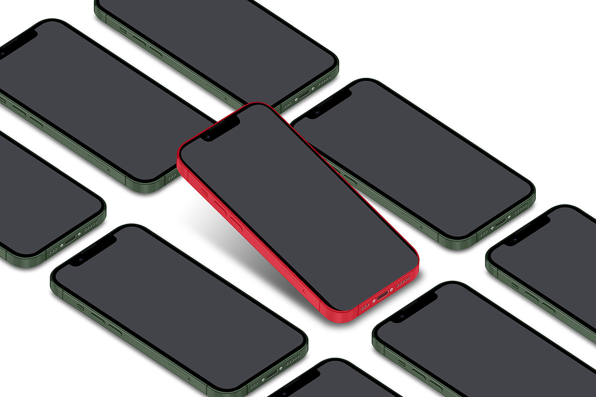 3D iPhone Presentation Mock-Up 12, an iPhone Mockup by Graphicsworld125 (Photo 2 of 8)