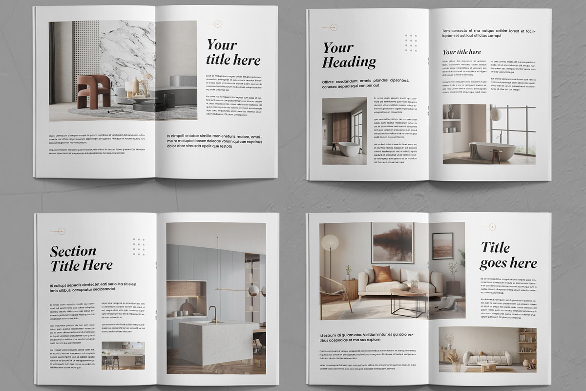 Interior Catalog Design, a Brochure Template by ContestDesign (Photo 3 of 3)