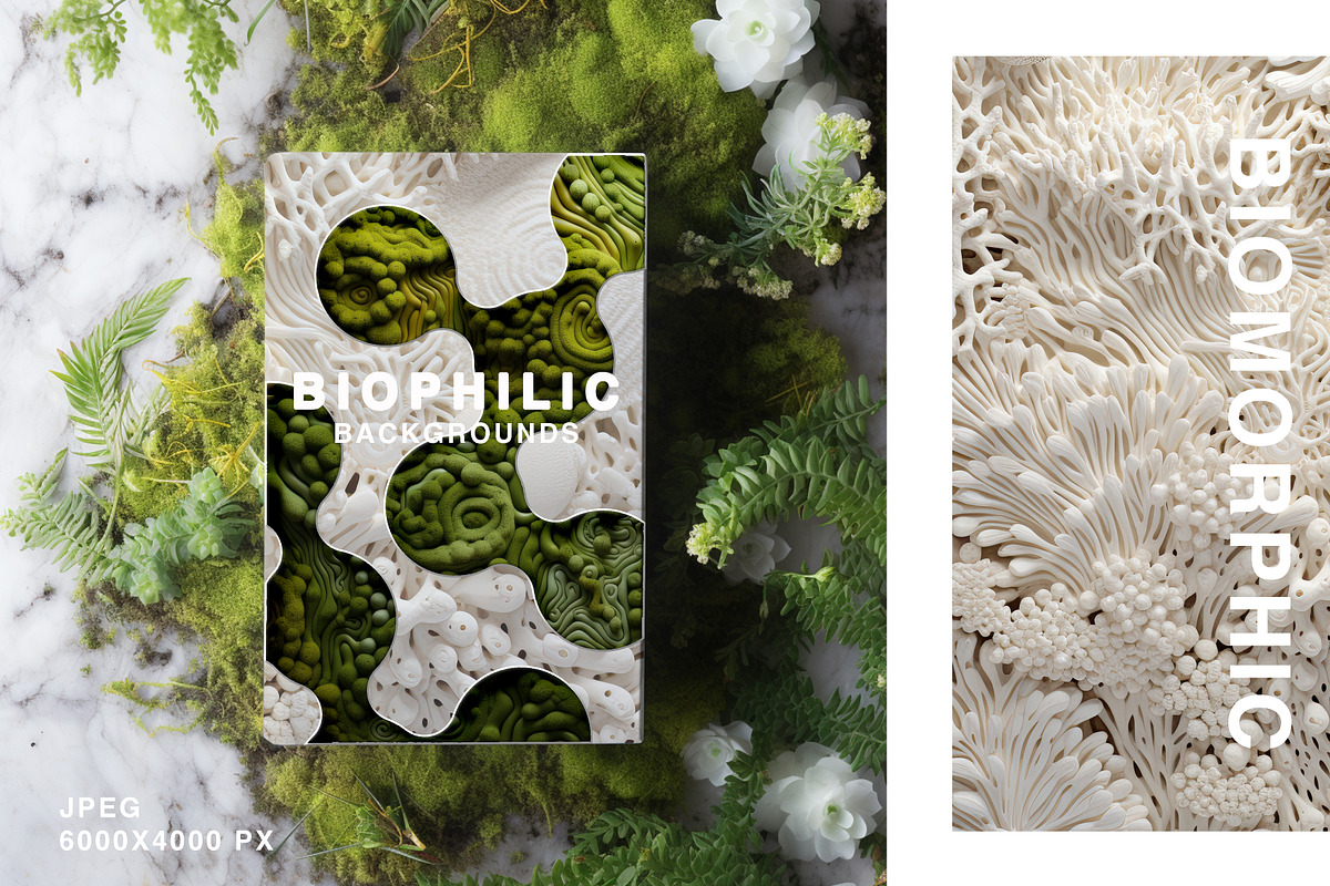 80 Biophilic backgrounds, a Background Graphic by Polli Deeva (Photo 16 of 16)