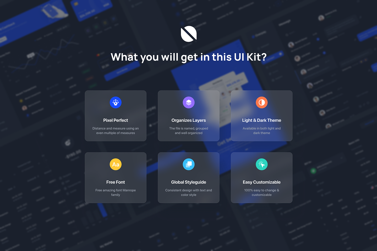 Overpay - Finance Dashboard UI Kit, an UI Kit Template by Unpixel Design (Photo 3 of 6)