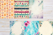 Hippie Junk Journal Pages, a Background Graphic by LA Design (Thumbnail 4 of 10)