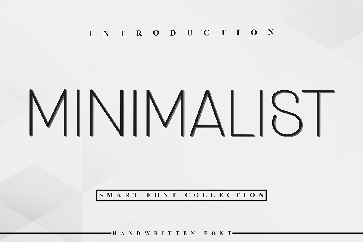 Minimalist, a Sans Serif Font by FreshTypeINK (Photo 1 of 8)