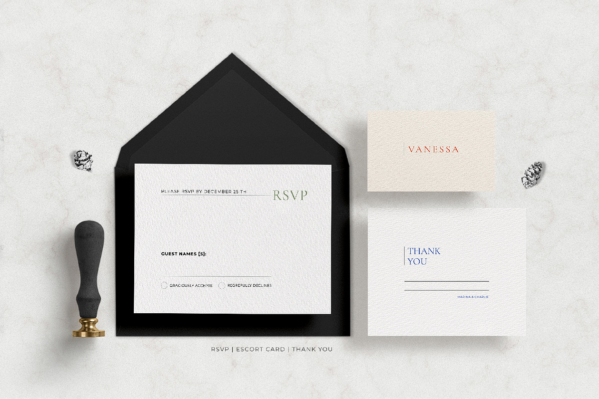 Wedding Invite Suite - Minimal, an Invitation Template by Azka Creative (Photo 3 of 4)