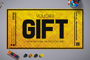 Golden Style Gift Voucher, a Card Template by Tzochko (Thumbnail 5 of 5)