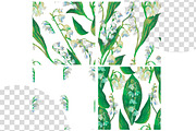 Lily of the Valley Crayons  Seamless, a Pattern Graphic by Lucyinyourheart (Thumbnail 6 of 10)