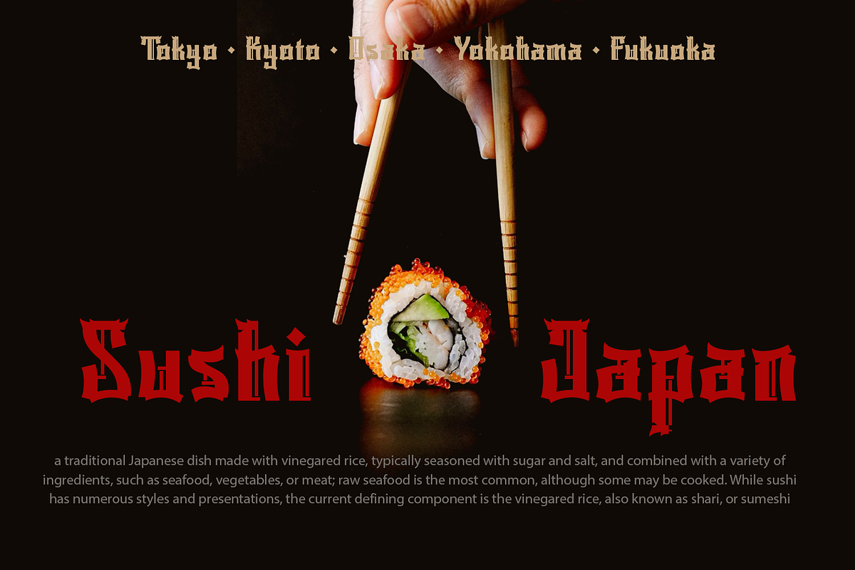 Katsuha - Japanese Font Style, a Font by madeDeduk (Photo 9 of 10)