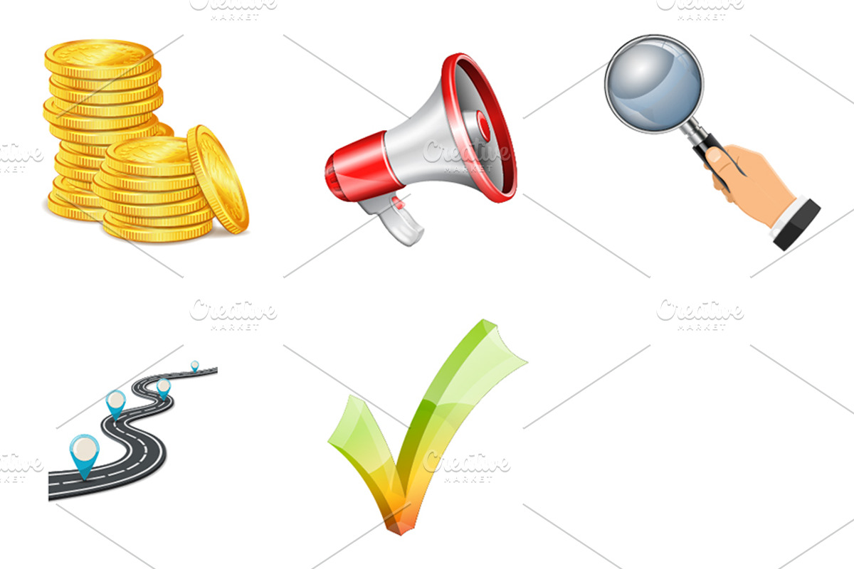 Objects on Transparent Background, a Finance Illustration by TAlex (Photo 7 of 7)