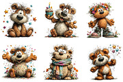 Whimsical Easter Teddy Bear Clipart, an Illustration by CraftArtStudio (Thumbnail 6 of 6)