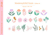 Wandering Boho Florals clipart, an Illustration by Flora Wild Designs (Thumbnail 10 of 13)
