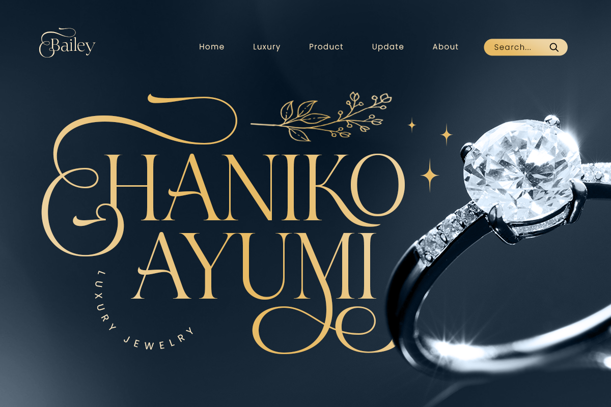 Siren - Lavish Luxury Font, a Serif Font by Sensatype (Photo 5 of 12)