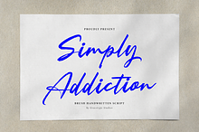 Simply Addiction Brush Handwritten