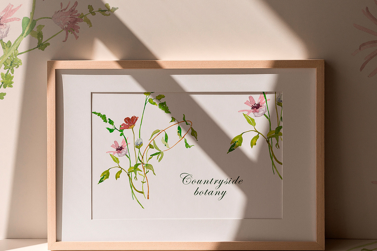Watercolor wildflower, dried botany, a Decorative Illustration by MariGraphic boutique (Photo 4 of 12)