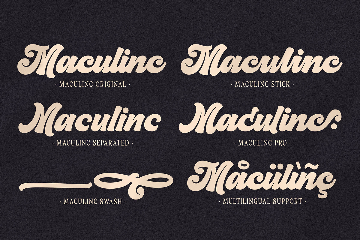 Maculinc | Script Fonts, a Script Font by Maculinc Type (Photo 7 of 10)