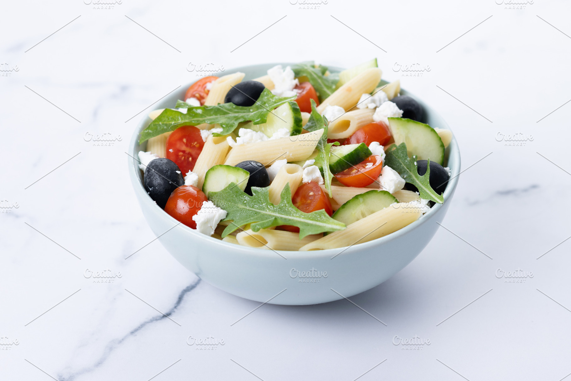Mediterranean Pasta Salad, a Food & Drink Photo by etorres69