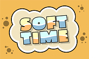 Soft Time font, a Sans Serif Font by pizzadudedotdk (Thumbnail 1 of 4)