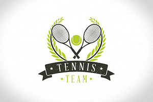 Tennis Team Logo Template