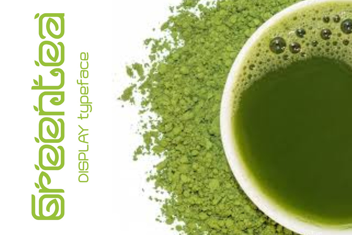 Greentea Display Typeface preview 3