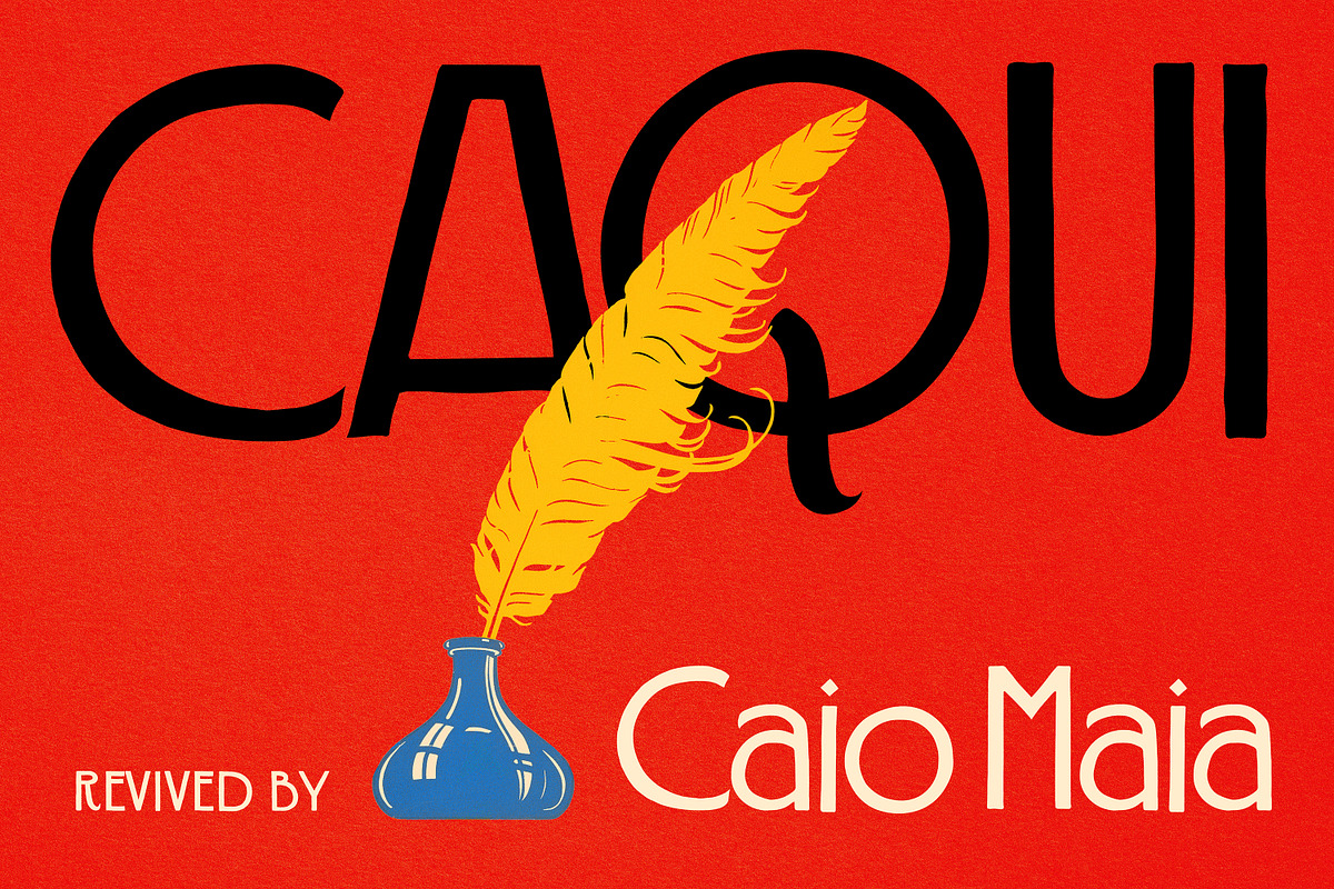 CAQUI — Modern Retro Display Font, a Sans Serif Font by Caio Maia (Photo 14 of 14)