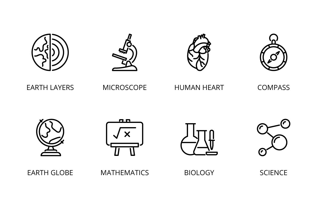 96 Science icons, an Outline Icon by vectorstank (Photo 4 of 14)