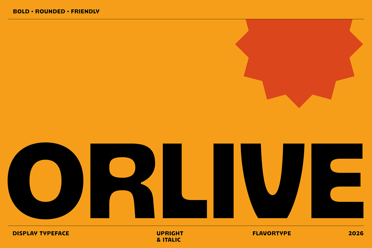 Orlive, a Sans Serif Font by Flavortype (Photo 1 of 15)