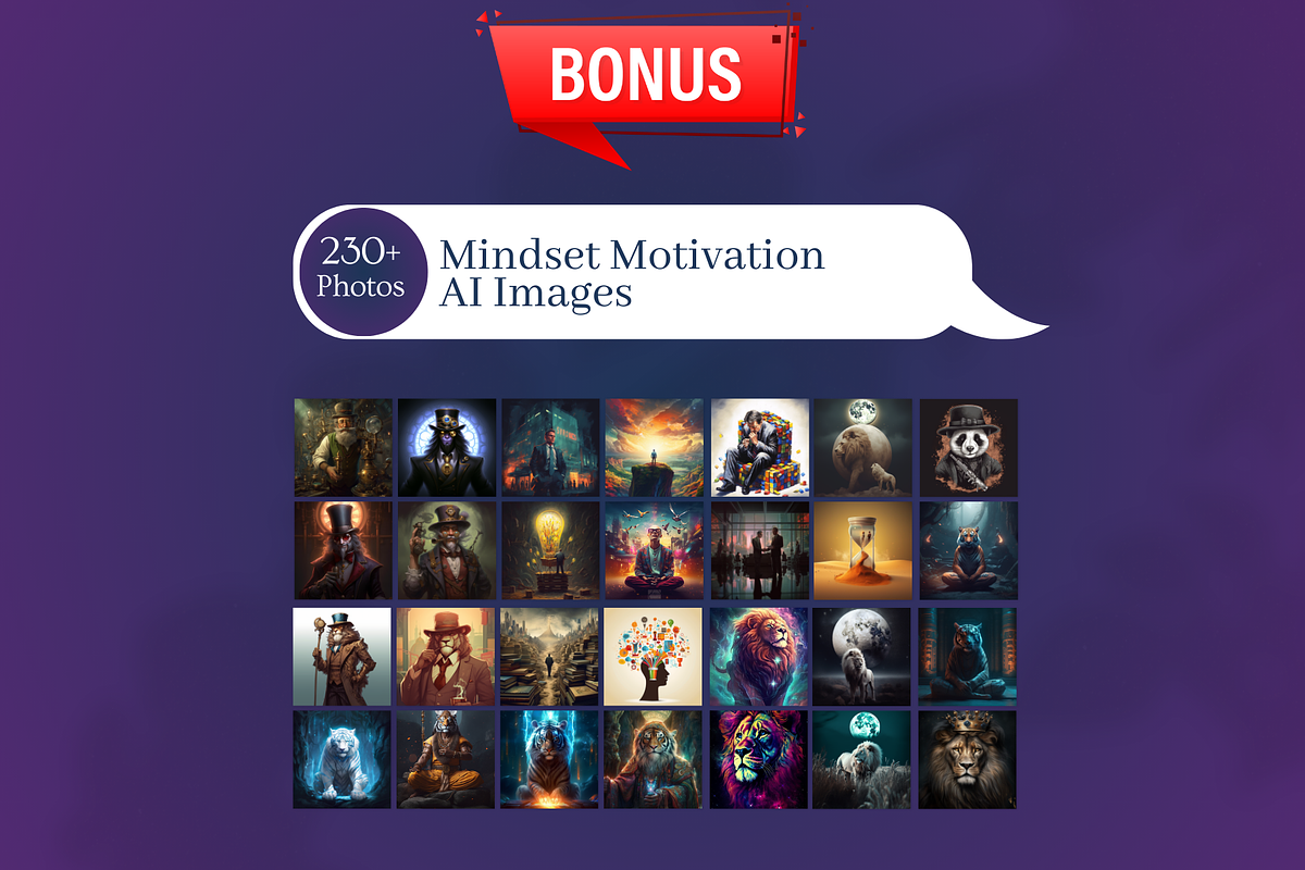 Mindset Motivation Canva Templates, a Social Media Template by Viral Content Design (Photo 4 of 7)