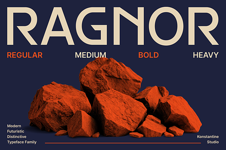 Ragnor - Futuristic Y2K Fonts, a Sans Serif Font by Konstantine Studio